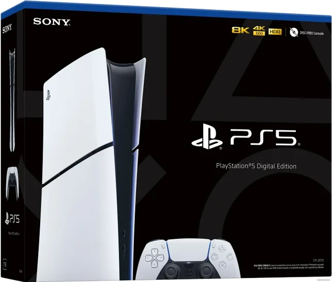 Sony PlayStation 5 Slim Digital Edition (1 ревизия, без дисковода)