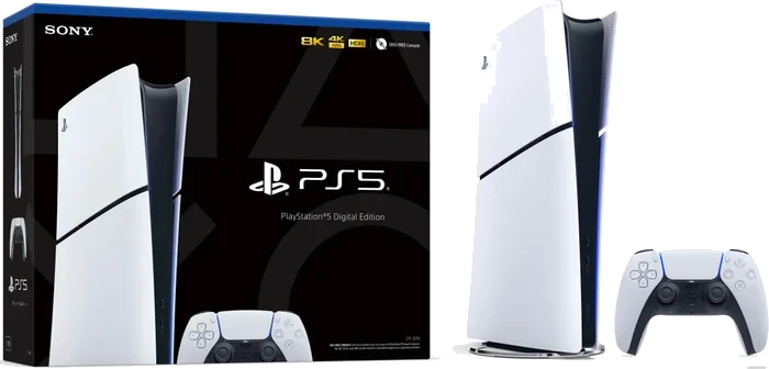 Sony PlayStation 5 Slim Digital Edition (1 ревизия, без дисковода)