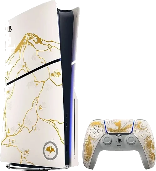 Sony PlayStation 5 Slim Ghost of Yotei Gold Limited Edition Bundle (1 ревизия, с дисководом)